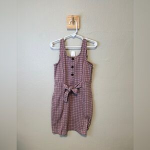 Stylish Kids Plaid Skirt with Bow